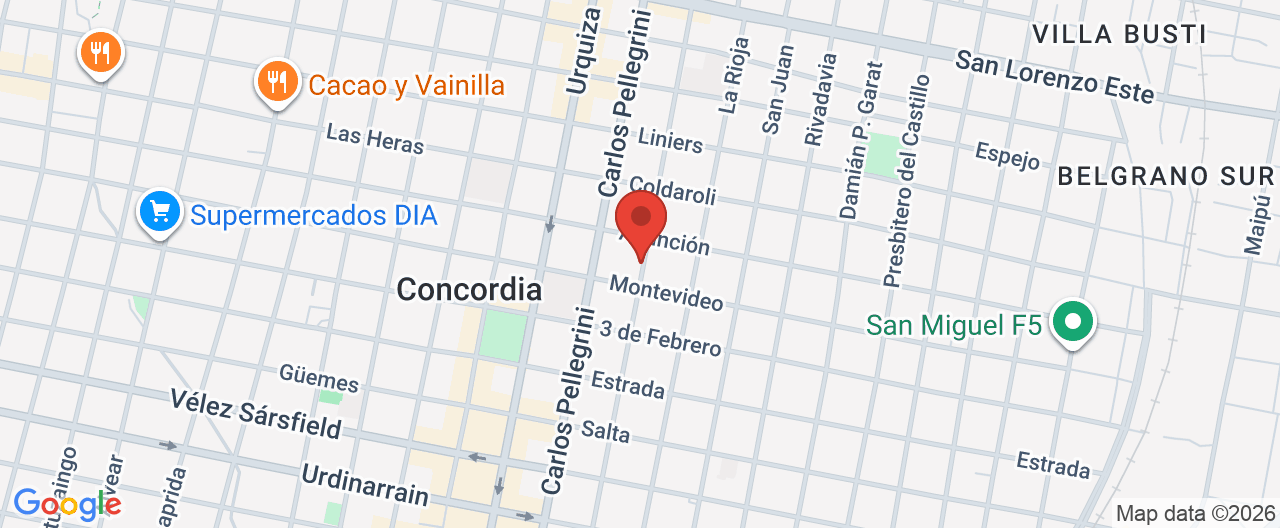 Mapa de la ubicación