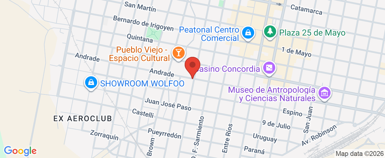 Mapa de la ubicación