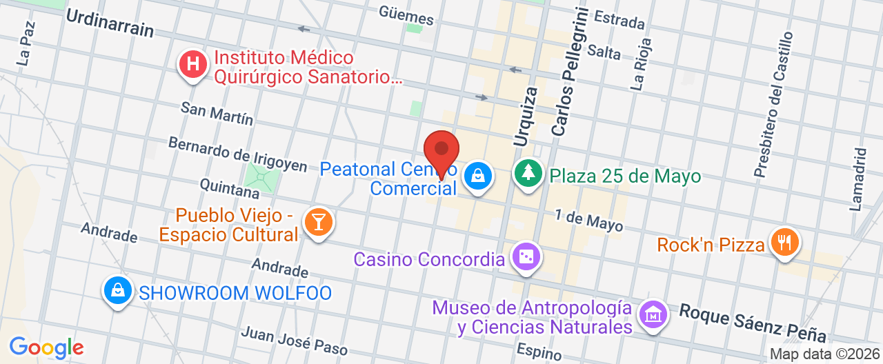 Mapa de la ubicación