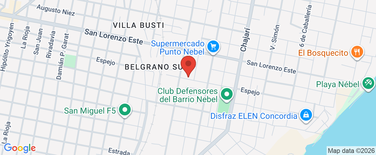 Mapa de la ubicación