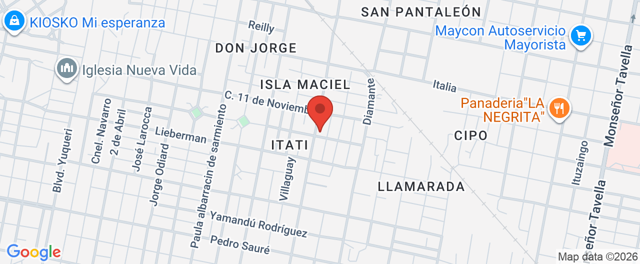 Mapa de la ubicación