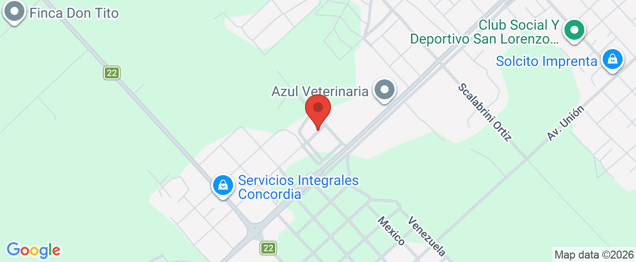 Mapa de la ubicación