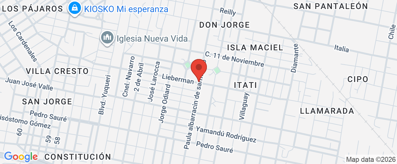 Mapa de la ubicación