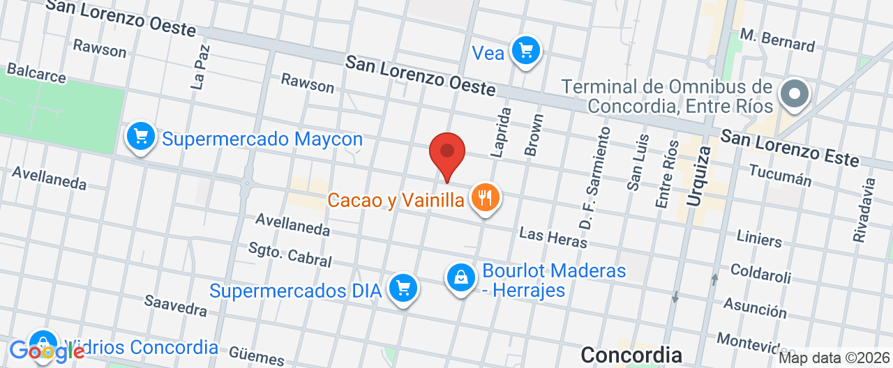 Mapa de la ubicación