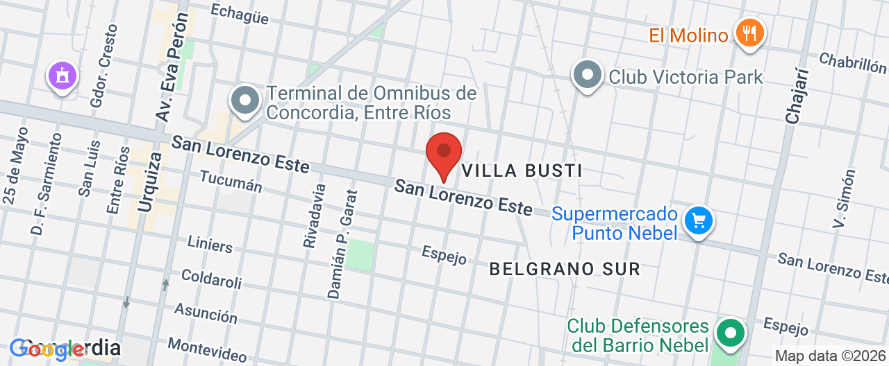 Mapa de la ubicación