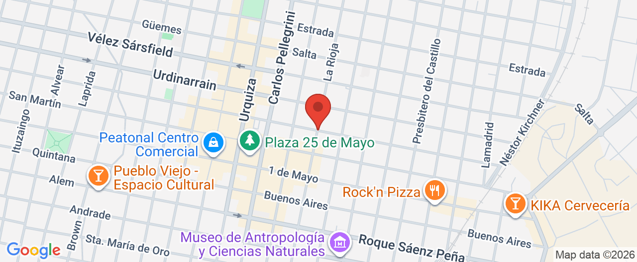 Mapa de la ubicación