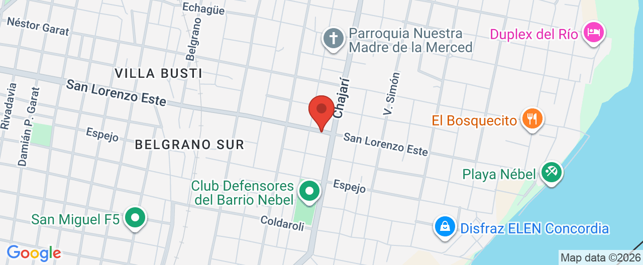 Mapa de la ubicación