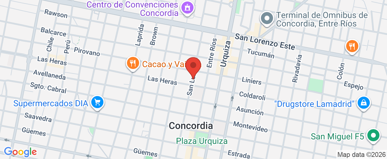 Mapa de la ubicación
