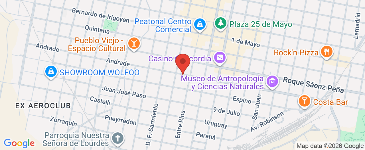 Mapa de la ubicación