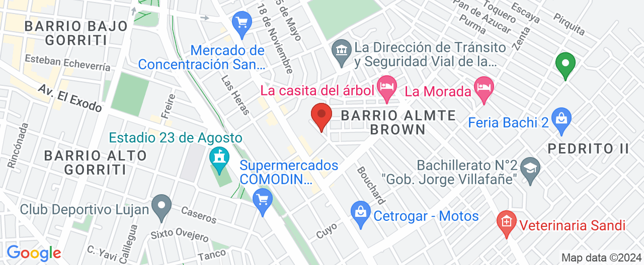 Mapa de la ubicación