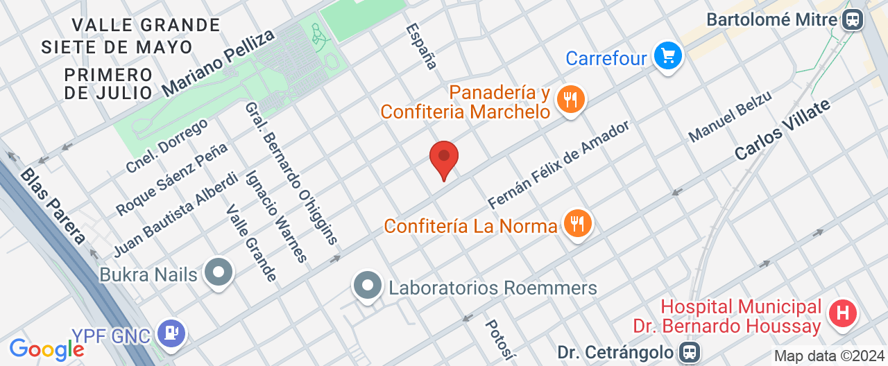 Mapa de la ubicación