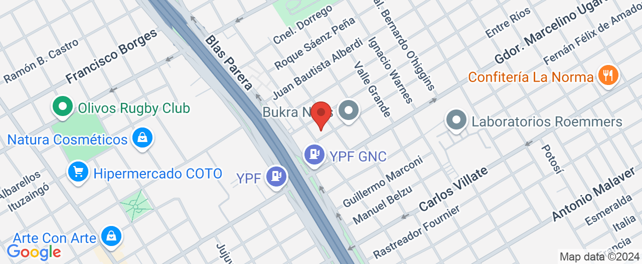 Mapa de la ubicación
