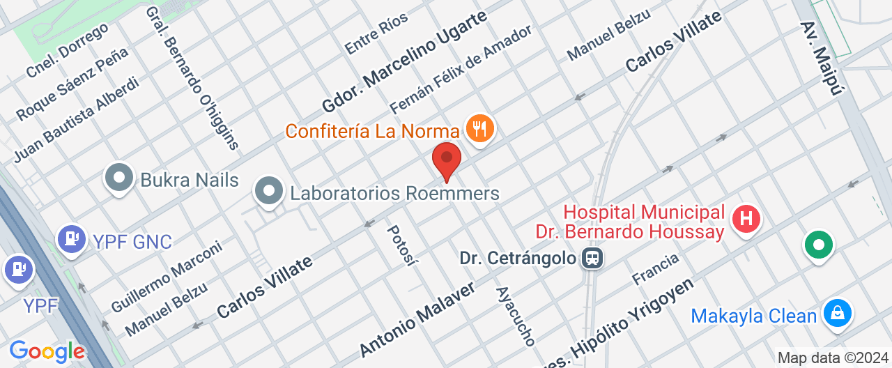 Mapa de la ubicación
