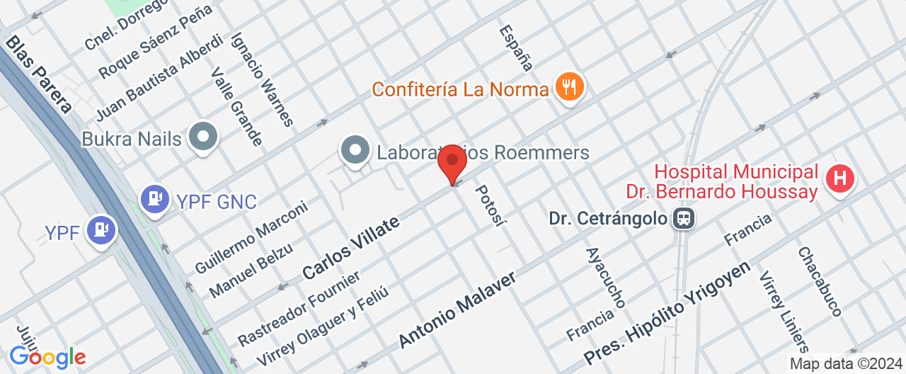 Mapa de la ubicación