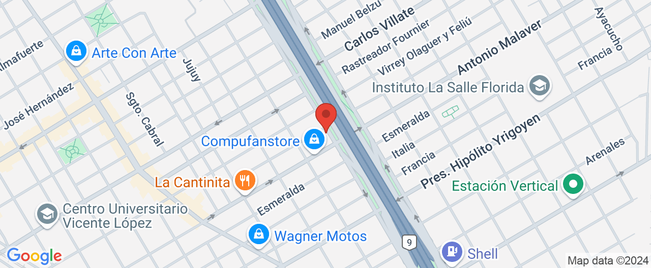 Mapa de la ubicación