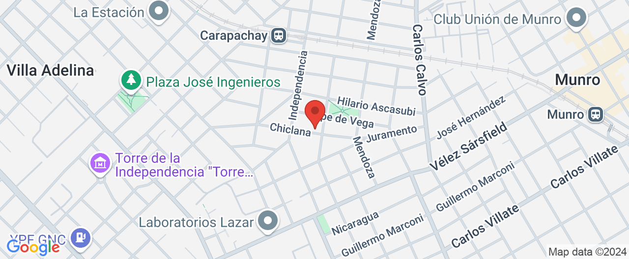 Mapa de la ubicación