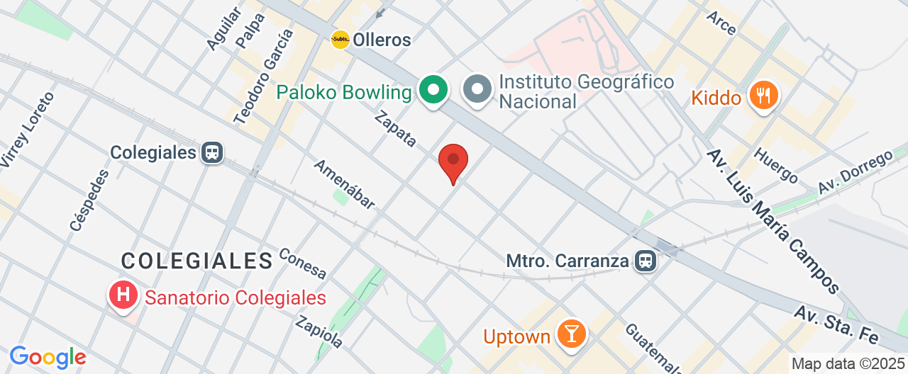 Mapa de la ubicación