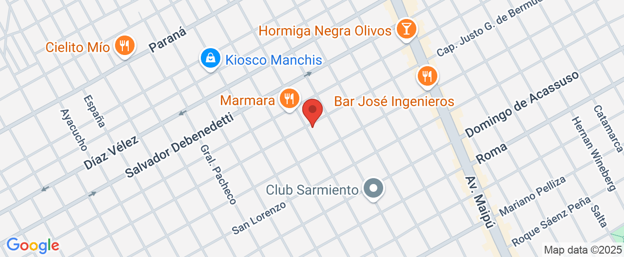 Mapa de la ubicación