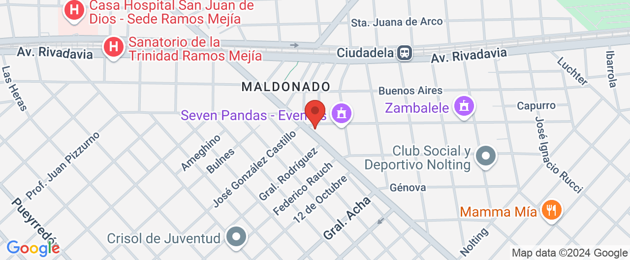 Mapa de la ubicación