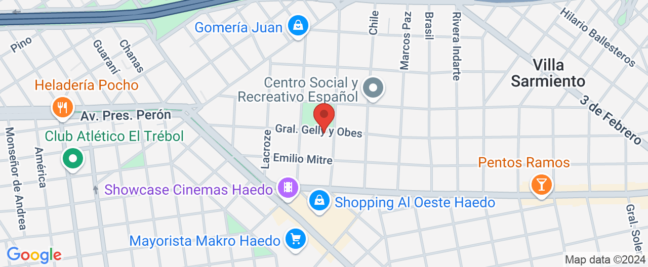 Mapa de la ubicación