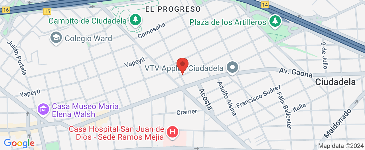 Mapa de la ubicación