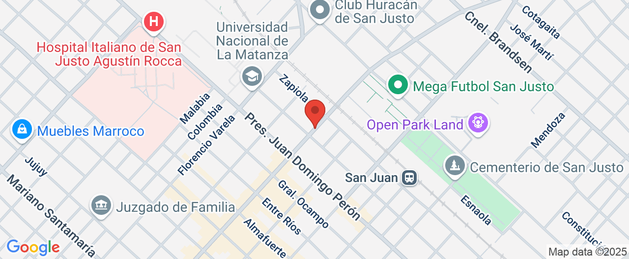 Mapa de la ubicación