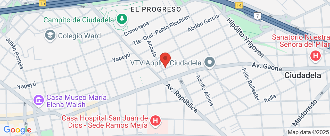 Mapa de la ubicación