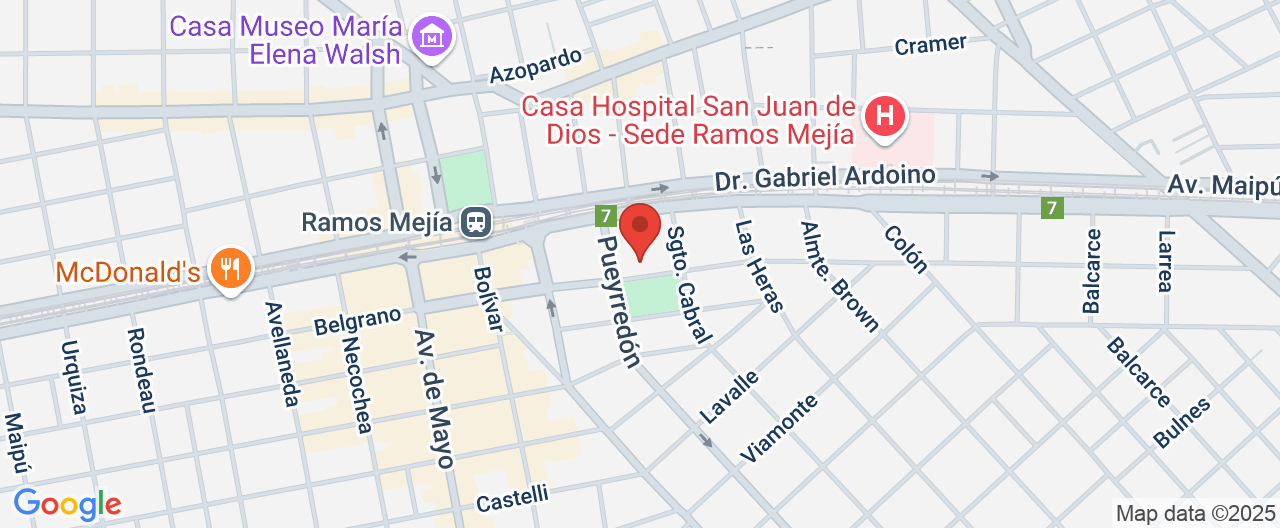 Mapa de la ubicación