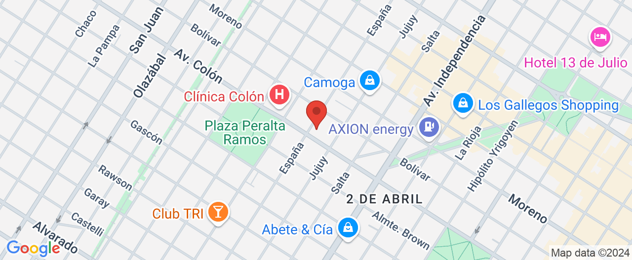 Mapa de la ubicación