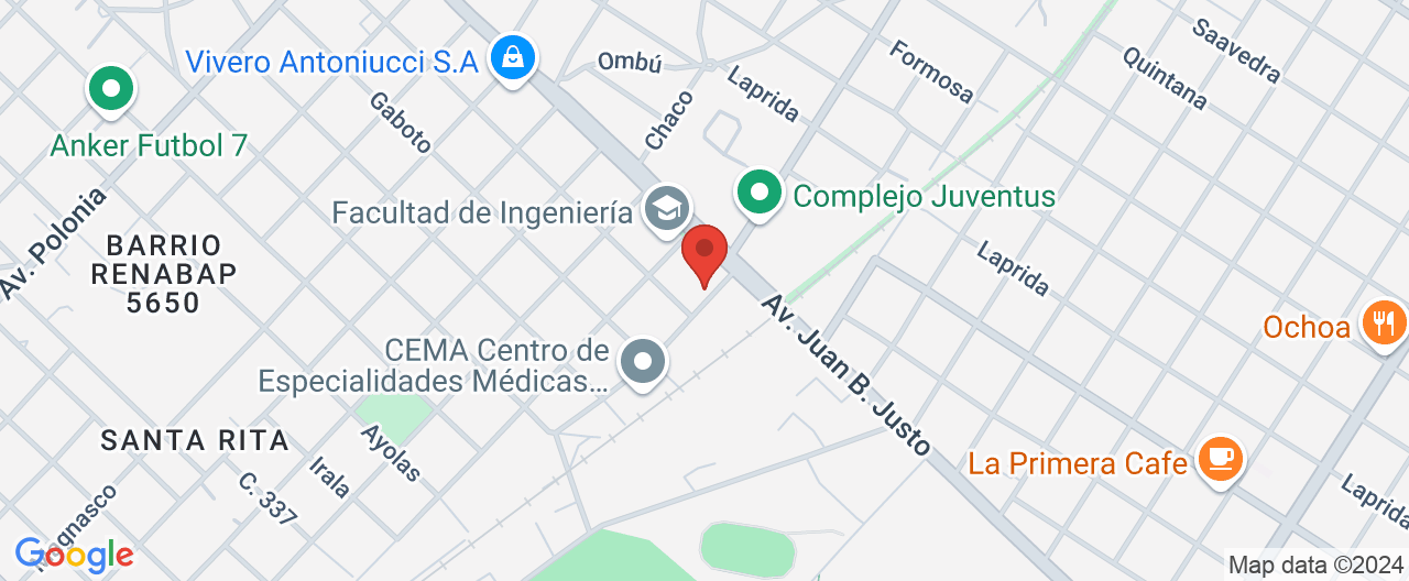 Mapa de la ubicación