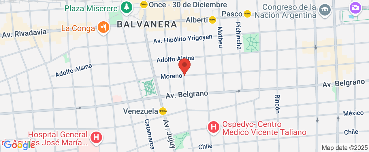 Mapa de la ubicación