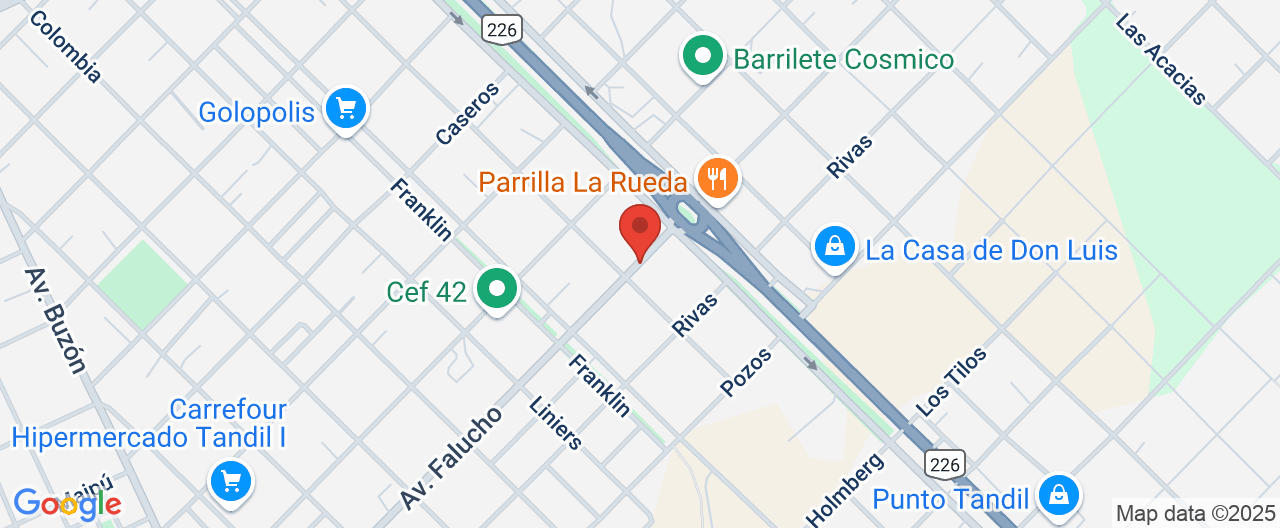 Mapa de la ubicación