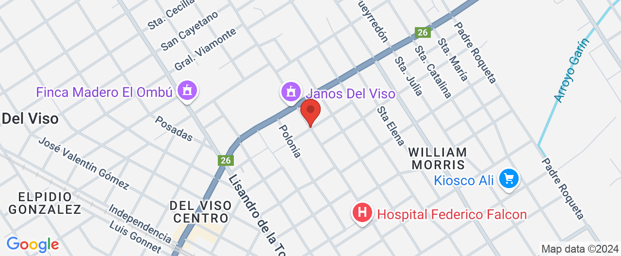 Mapa de la ubicación