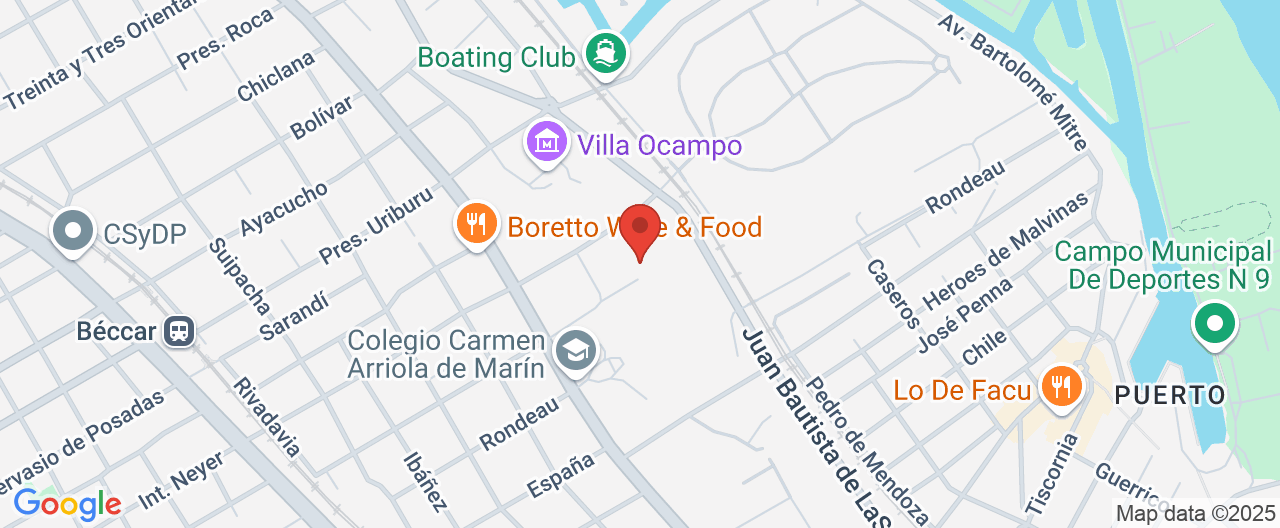 Mapa de la ubicación