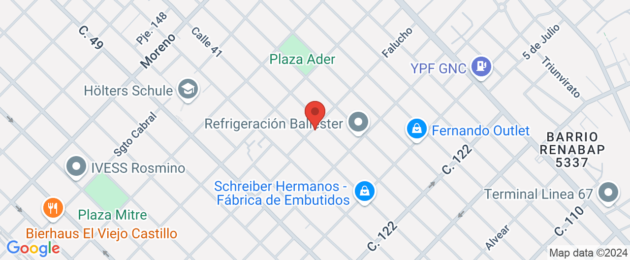 Mapa de la ubicación