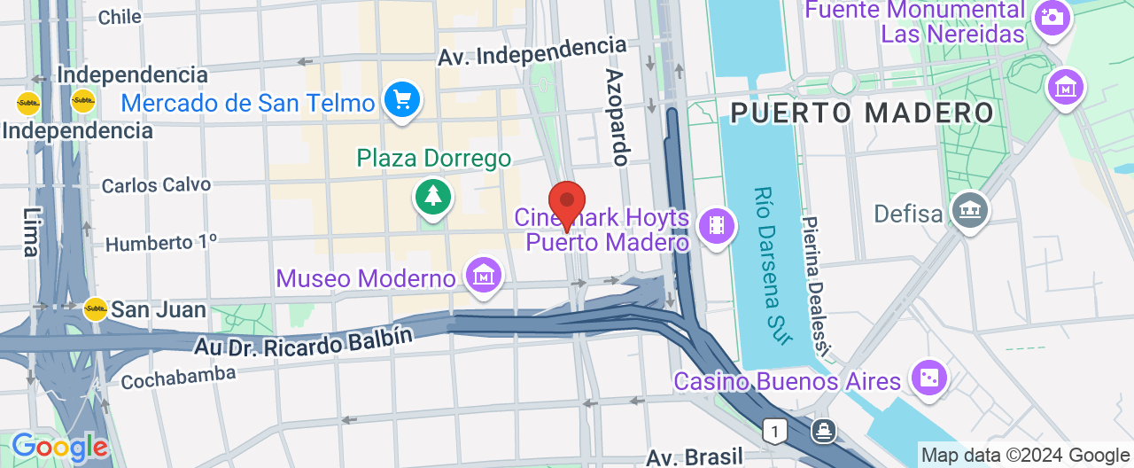 Mapa de la ubicación