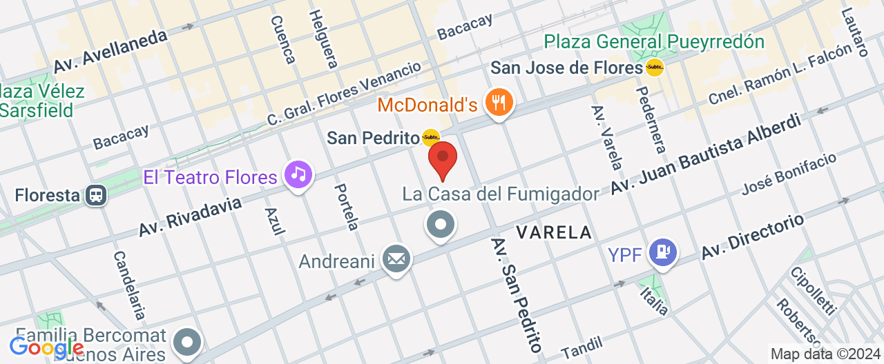 Mapa de la ubicación