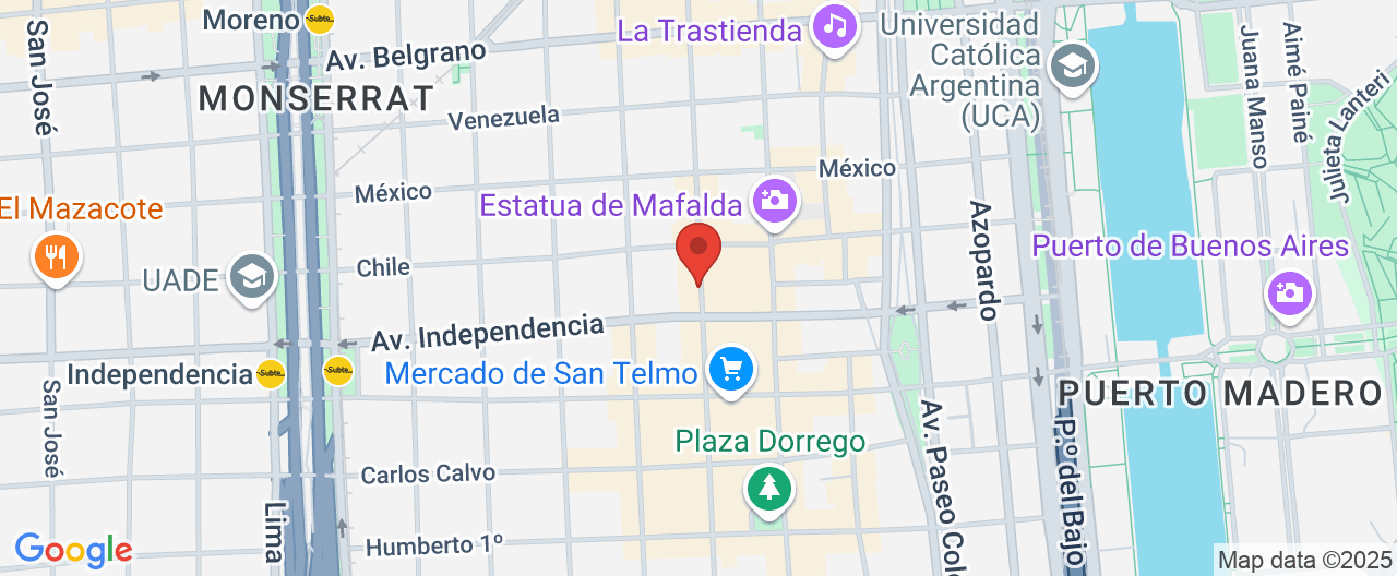 Mapa de la ubicación
