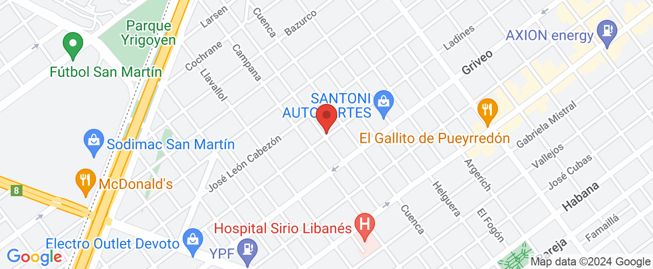 Mapa de la ubicación