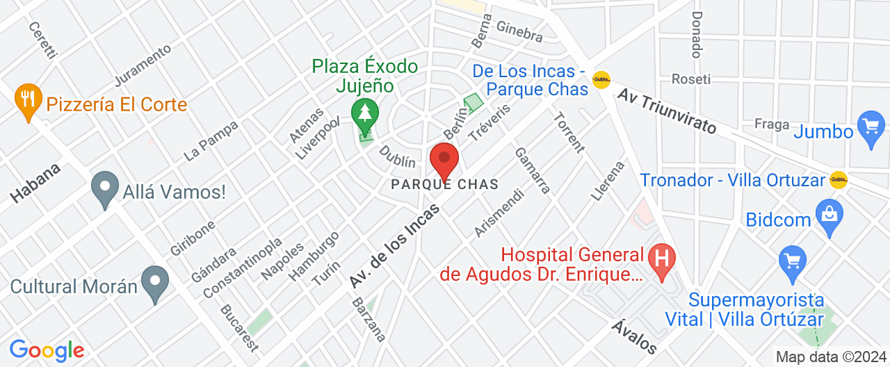 Mapa de la ubicación