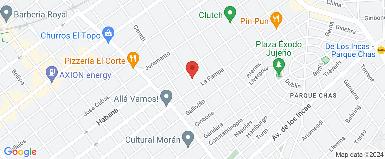 Mapa de la ubicación