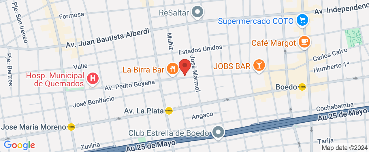 Mapa de la ubicación