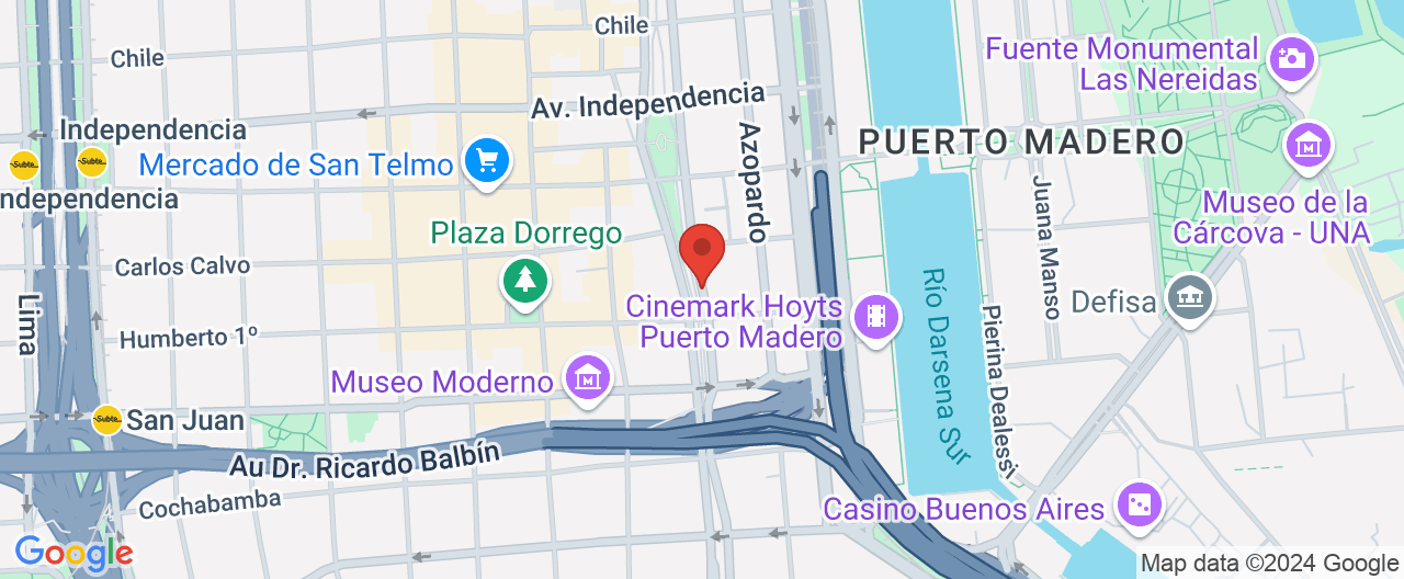 Mapa de la ubicación