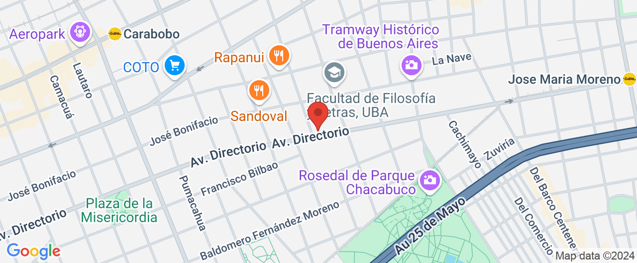 Mapa de la ubicación
