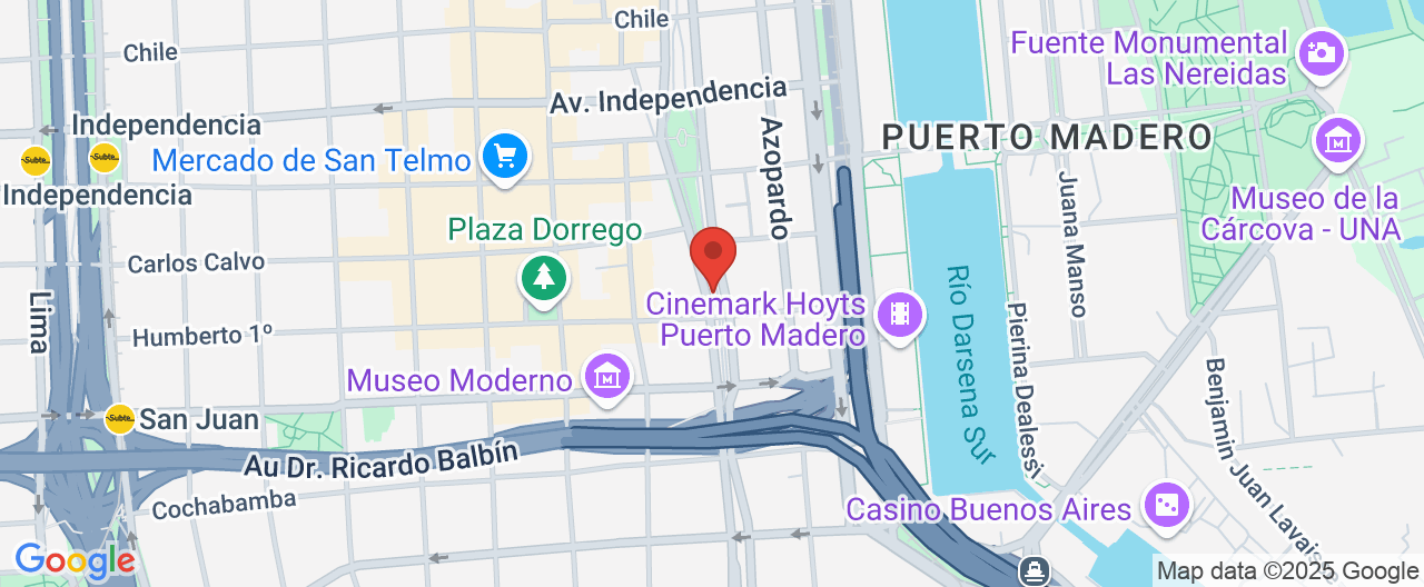 Mapa de la ubicación