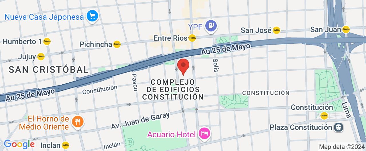 Mapa de la ubicación