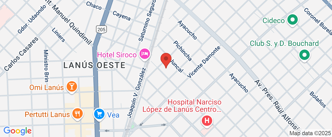 Mapa de la ubicación