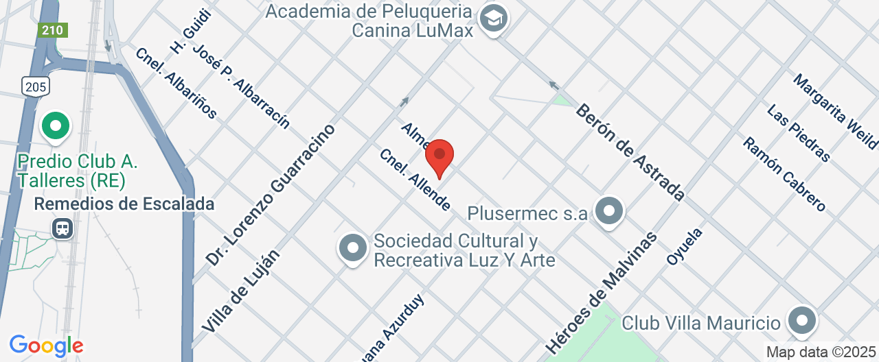 Mapa de la ubicación