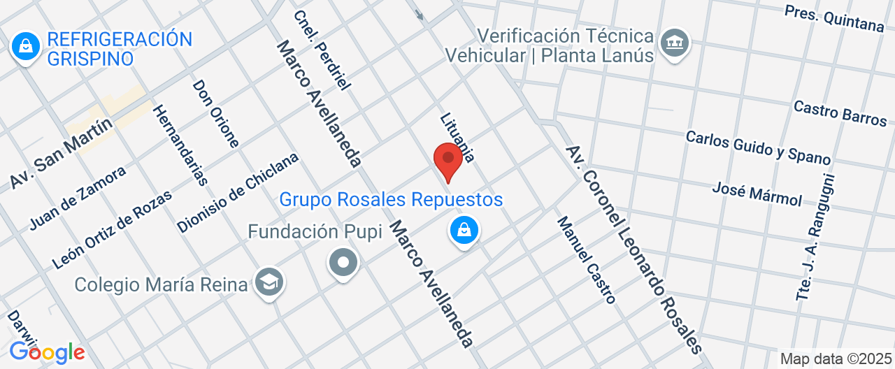 Mapa de la ubicación
