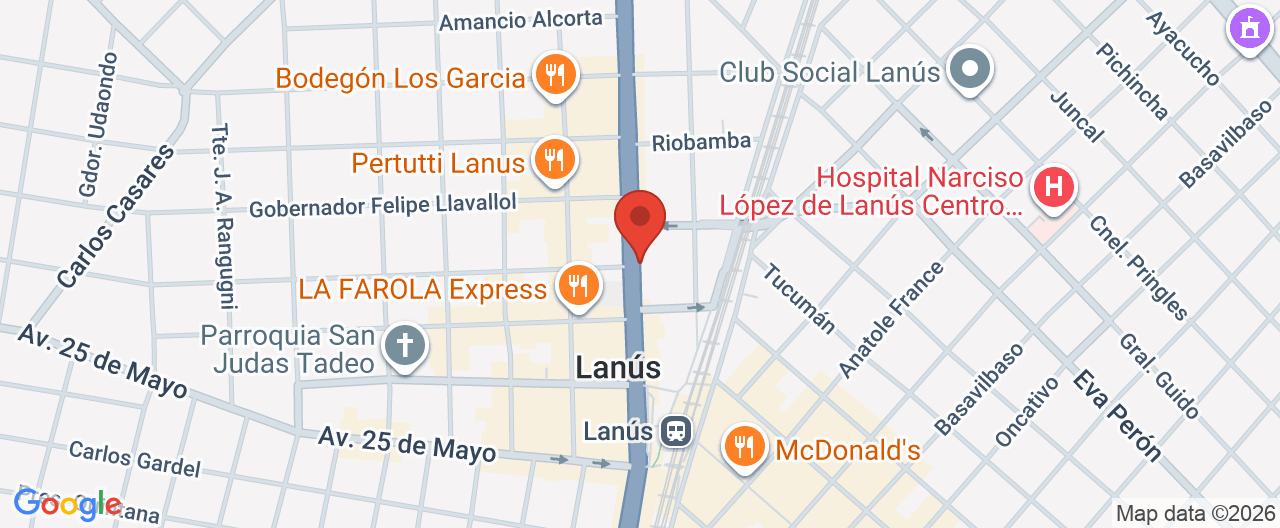 Mapa de la ubicación